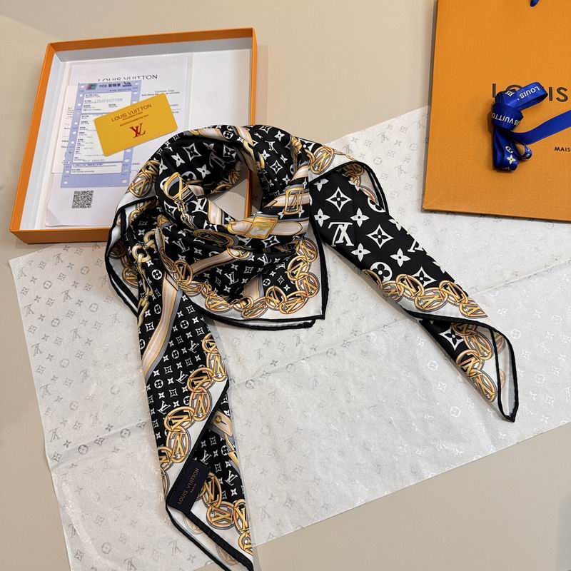 LV silk scarf hm (344)