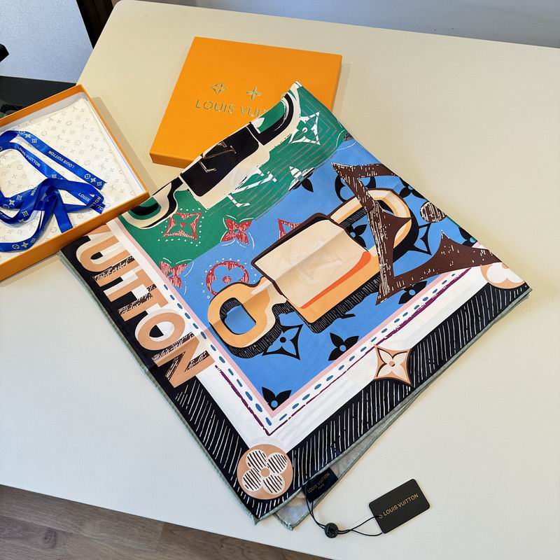 LV silk scarf hm (350)