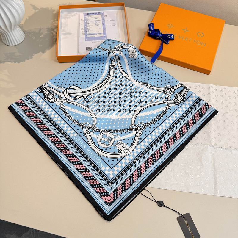 LV silk scarf hm (359)