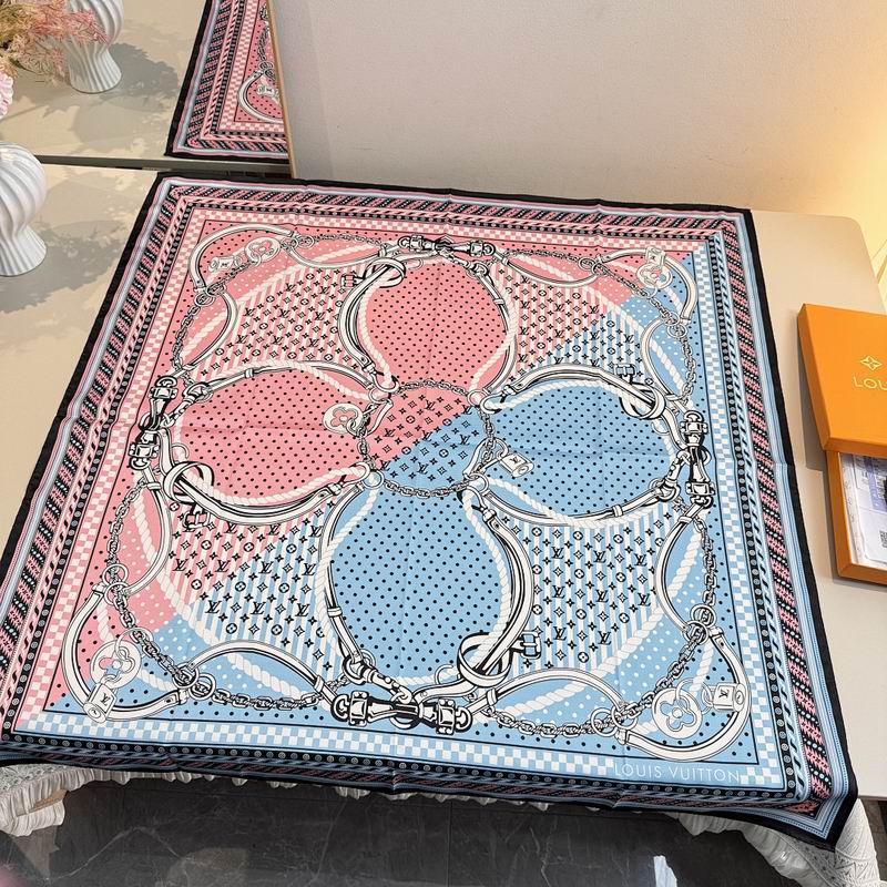 LV silk scarf hm (361)