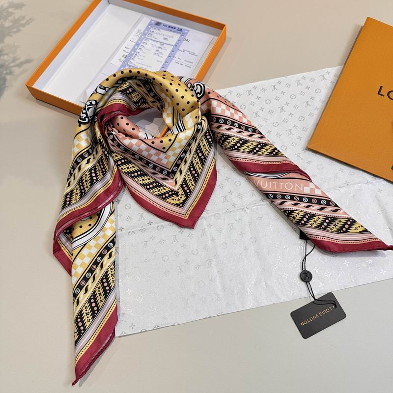 LV silk scarf hm (363)