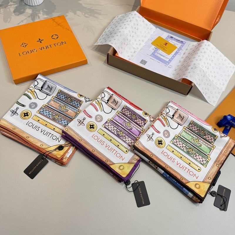 LV silk scarf hm (365)