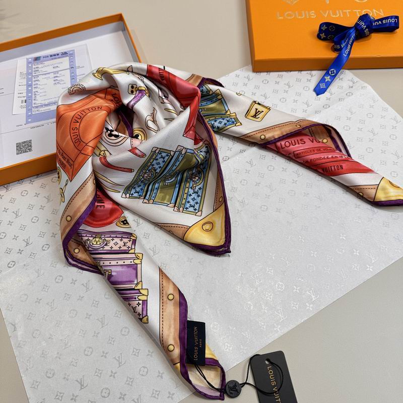 LV silk scarf hm (367)