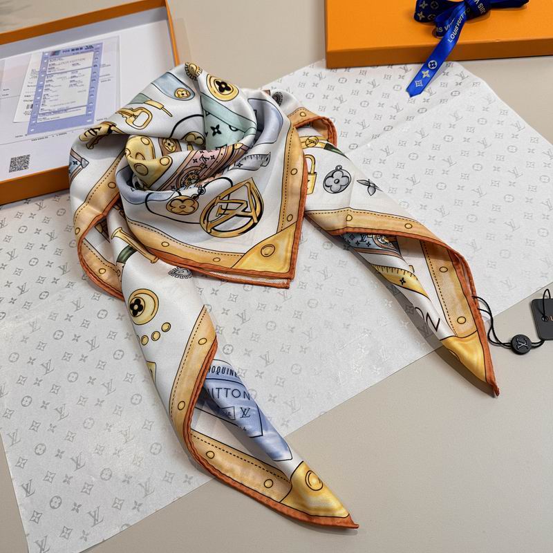 LV silk scarf hm (370)