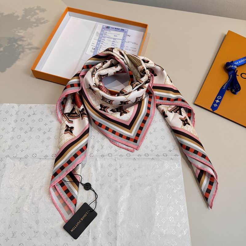 LV silk scarf hm (384)