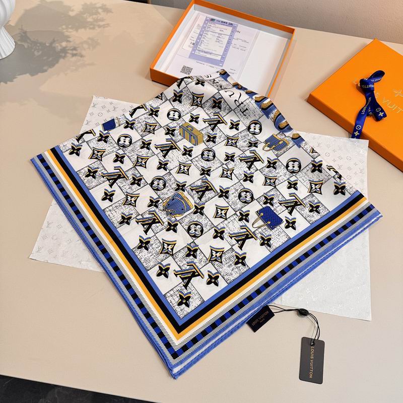 LV silk scarf hm (386)