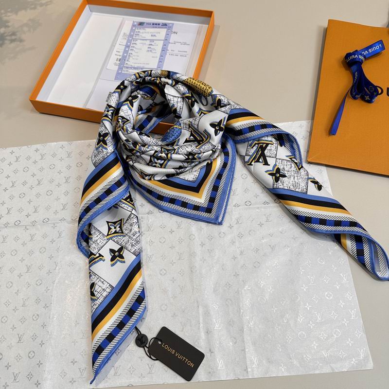 LV silk scarf hm (387)