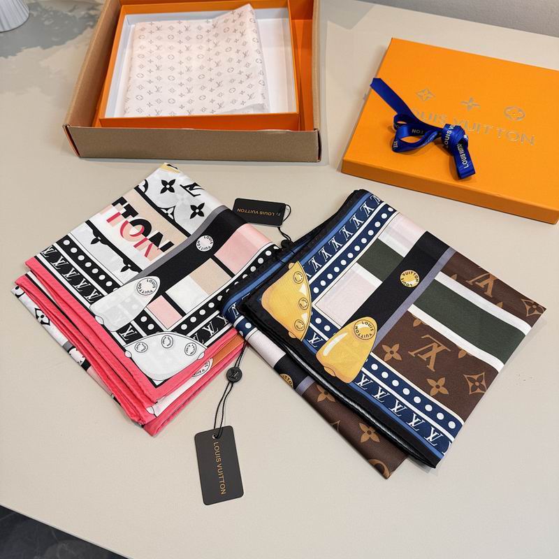 LV silk scarf hm (389)
