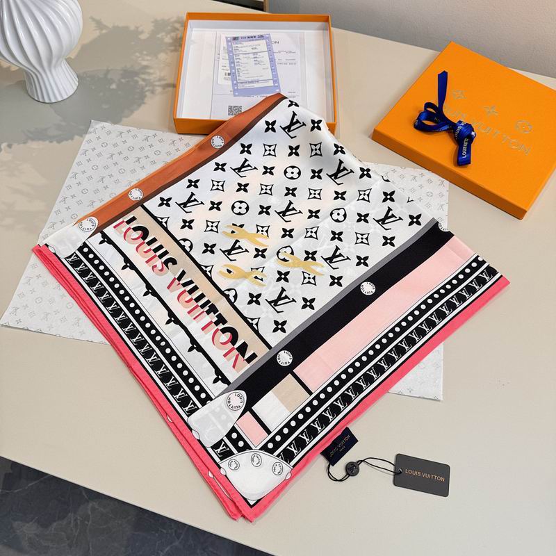 LV silk scarf hm (390)