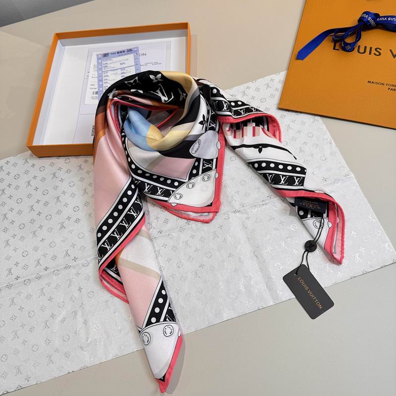 LV silk scarf hm (391)