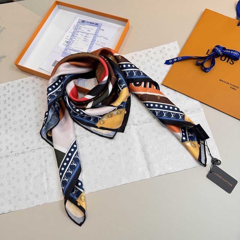 LV silk scarf hm (394)
