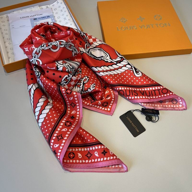 LV silk scarf hm (40)
