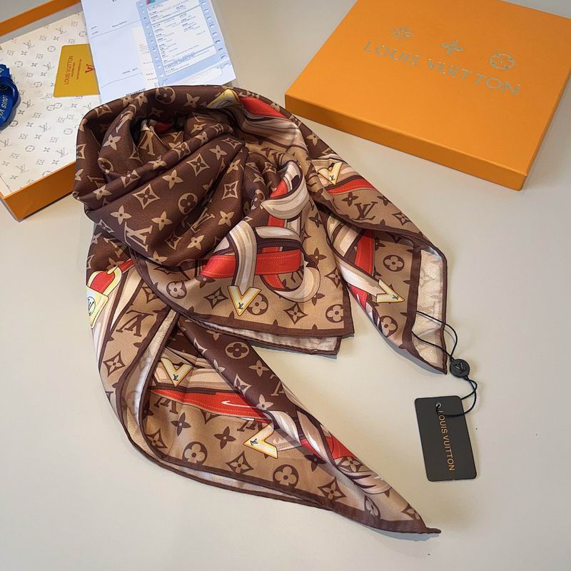 LV silk scarf hm (401)