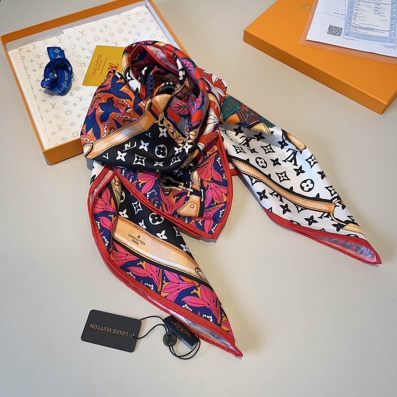 LV silk scarf hm (410)