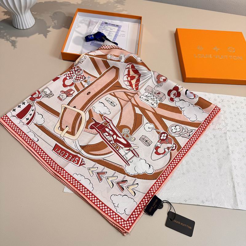 LV silk scarf hm (419)