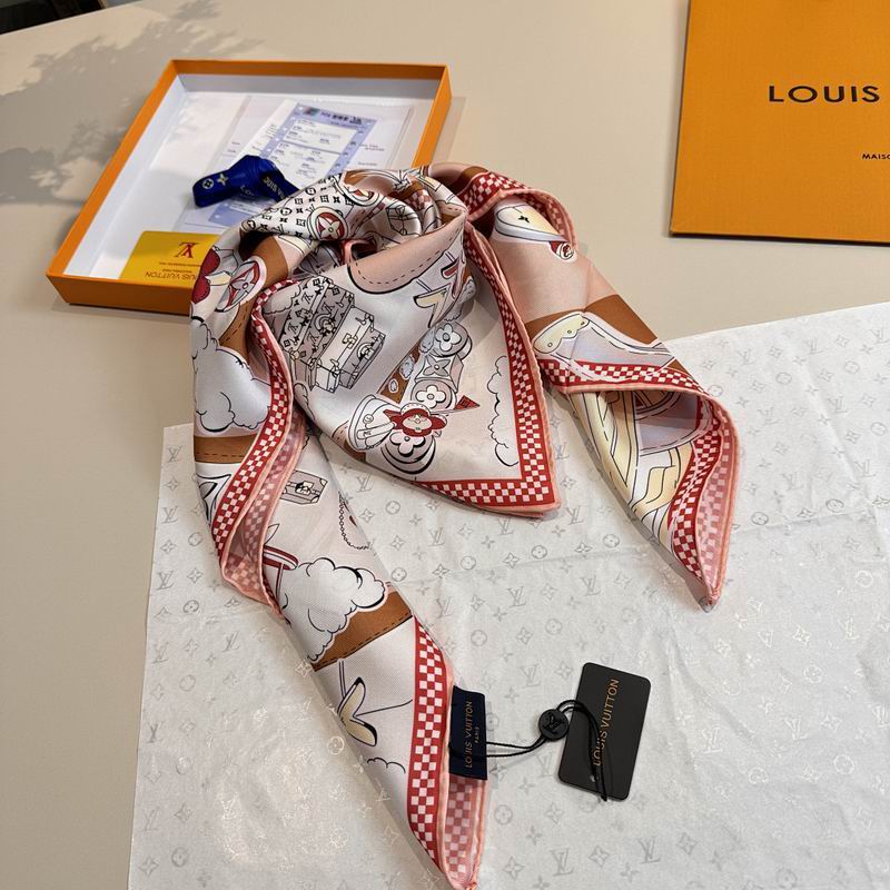 LV silk scarf hm (420)