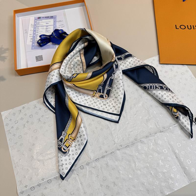 LV silk scarf hm (424)