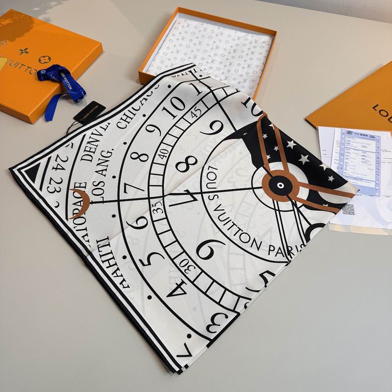 LV silk scarf hm (433)