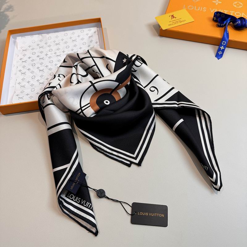 LV silk scarf hm (434)