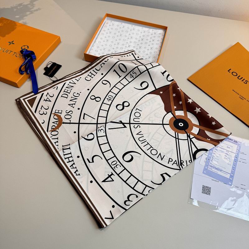 LV silk scarf hm (436)