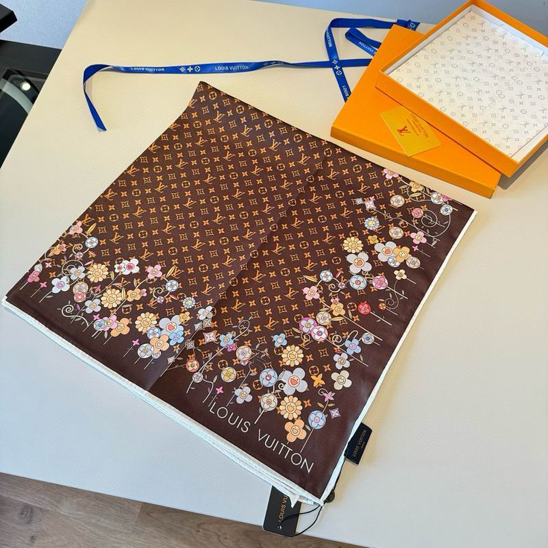 LV silk scarf hm (449)