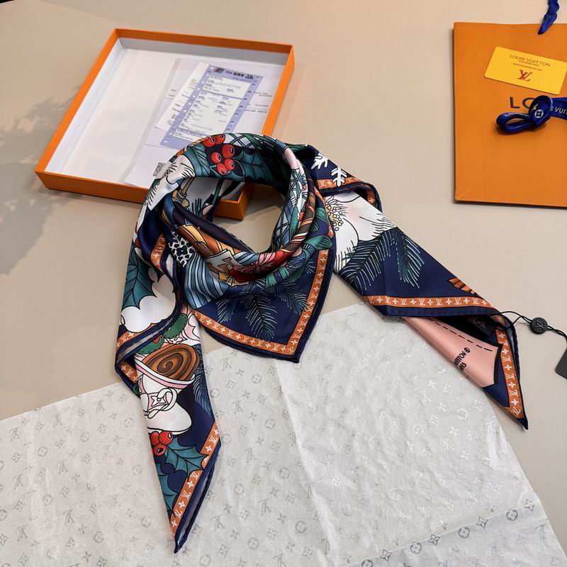 LV silk scarf hm (454)