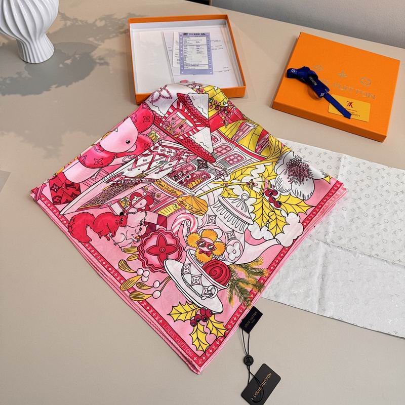 LV silk scarf hm (456)