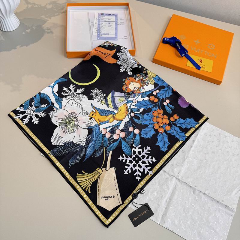 LV silk scarf hm (459)