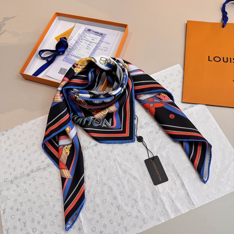 LV silk scarf hm (464)