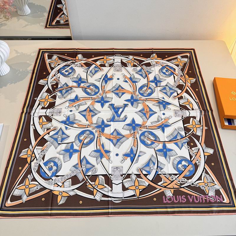 LV silk scarf hm (468)
