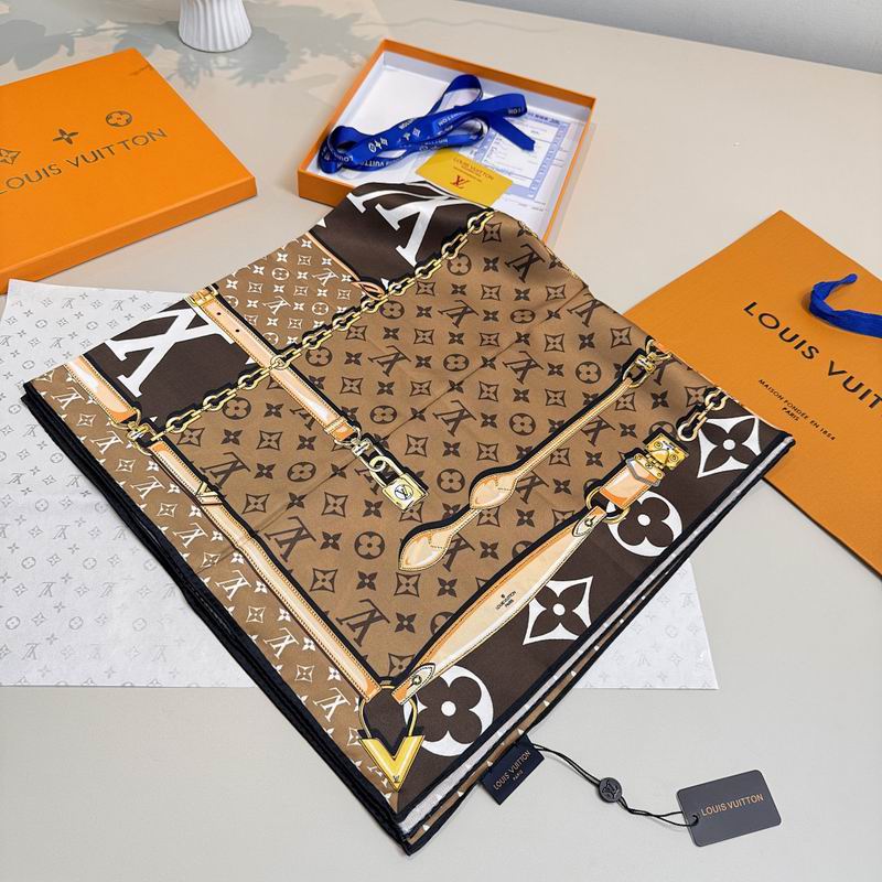 LV silk scarf hm (473)