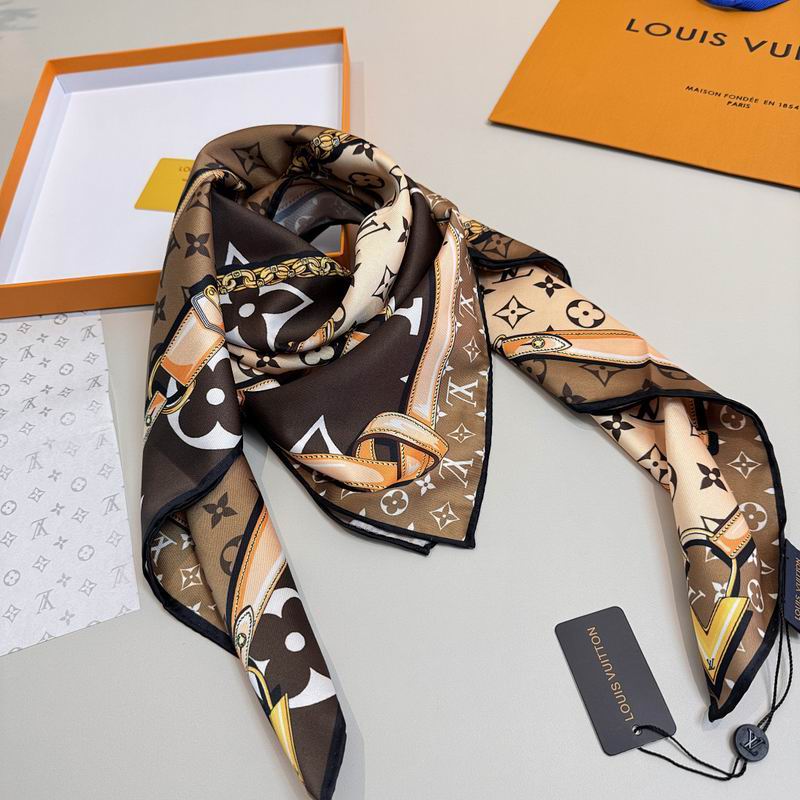 LV silk scarf hm (474)