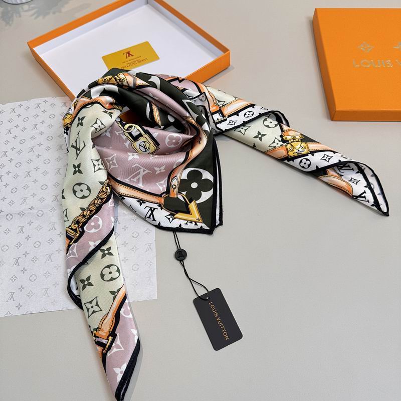 LV silk scarf hm (477)