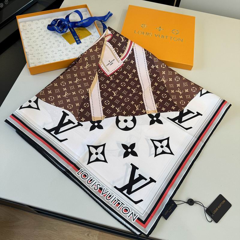 LV silk scarf hm (483)
