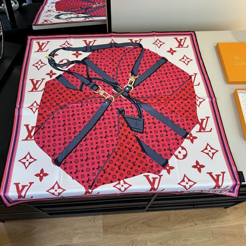 LV silk scarf hm (488)