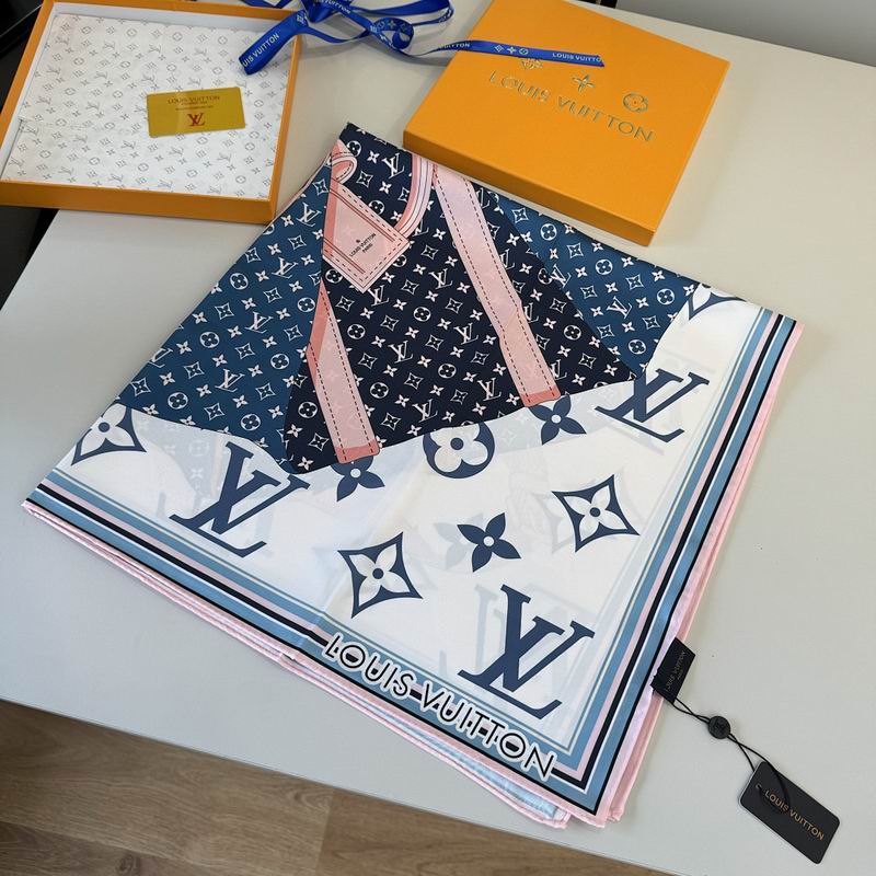 LV silk scarf hm (489)