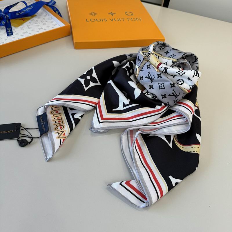 LV silk scarf hm (493)