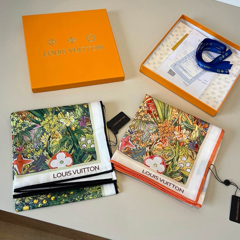 LV silk scarf hm (495)