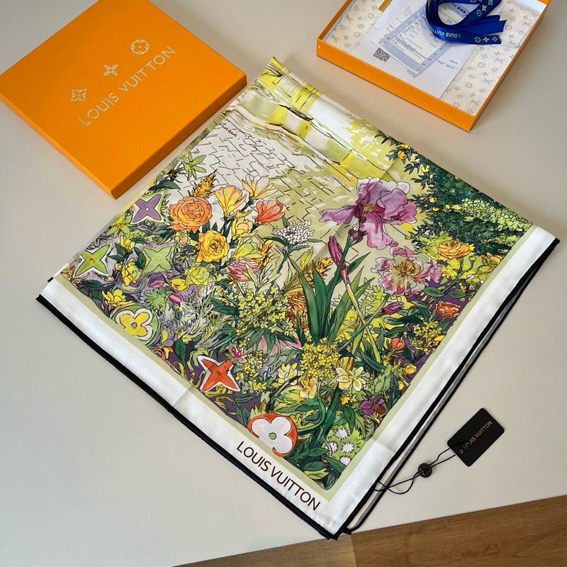 LV silk scarf hm (499)