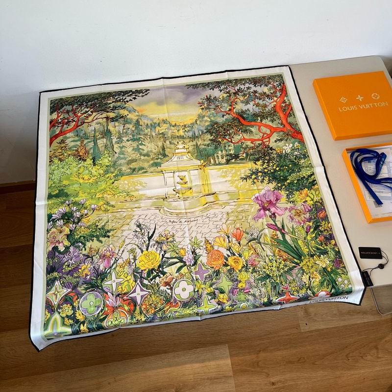 LV silk scarf hm (501)