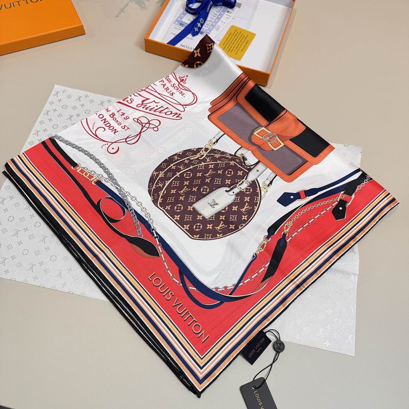 LV silk scarf hm (503)