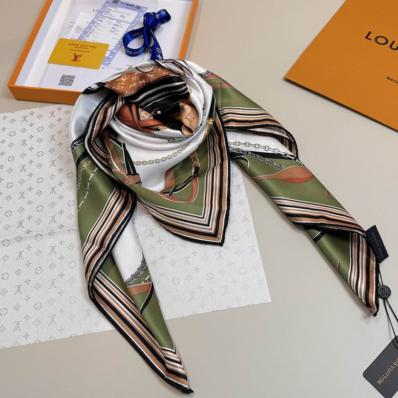 LV silk scarf hm (507)