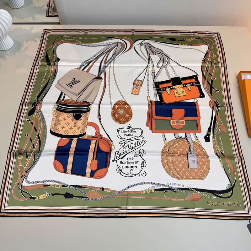 LV silk scarf hm (508)