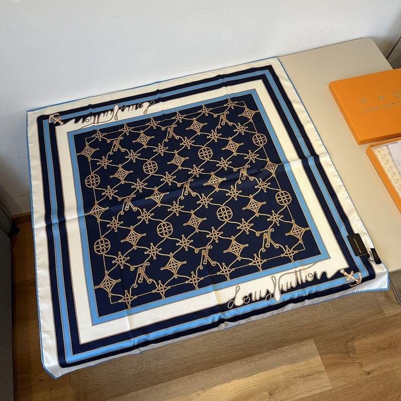 LV silk scarf hm (59)