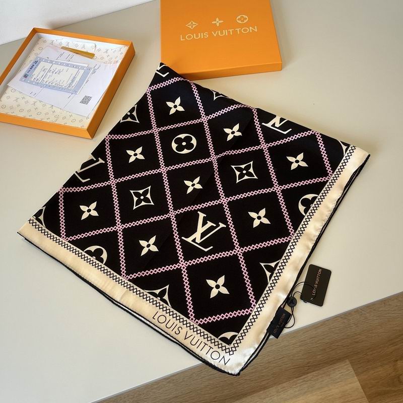 LV silk scarf hm (73)