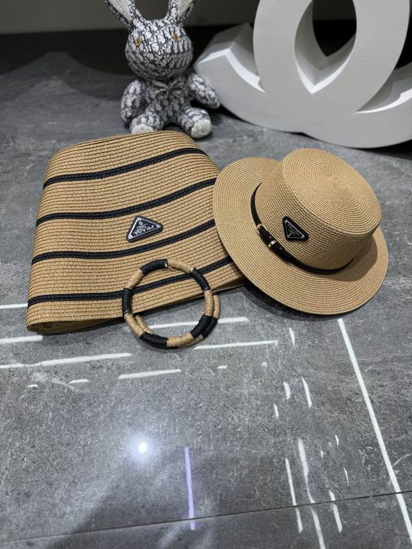 Prada beach bag hat dx (55)