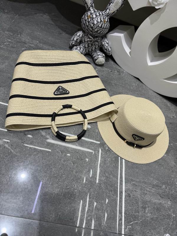 Prada beach bag hat dx (56)