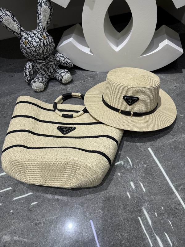 Prada beach bag hat dx (58)