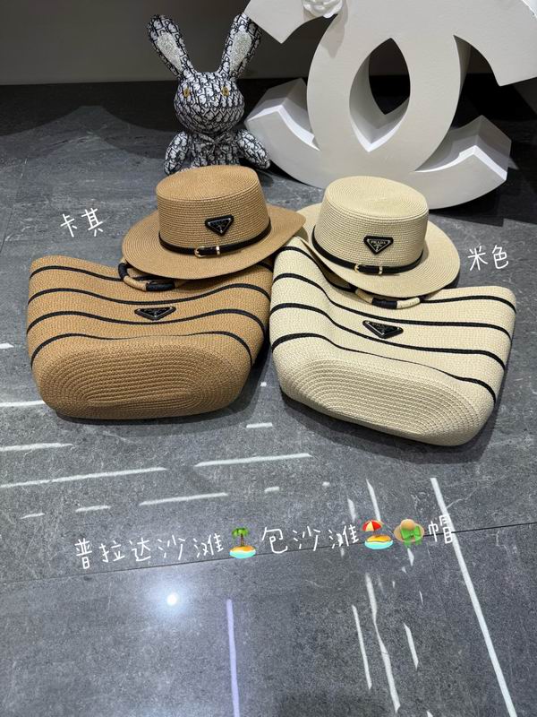 Prada beach bag hat dx (59)