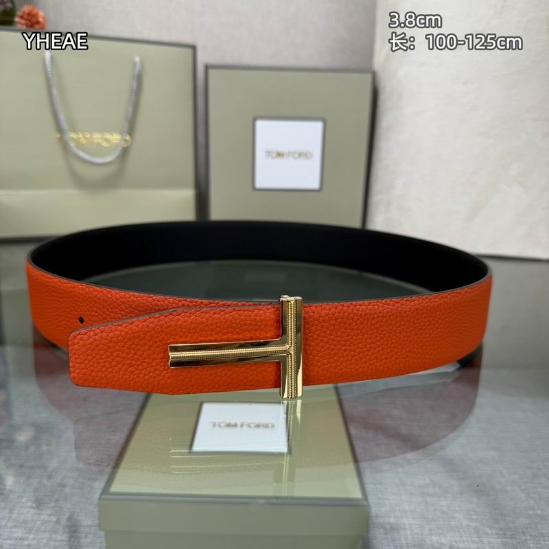 Tom Ford belt 38mmX100-125cm 8L (113)